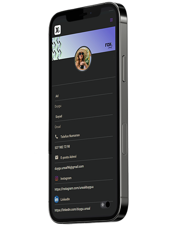 Rox Card dijital kartvizit akıllı nfc